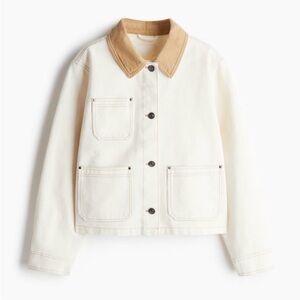 Cotton Denim Chore Jacket